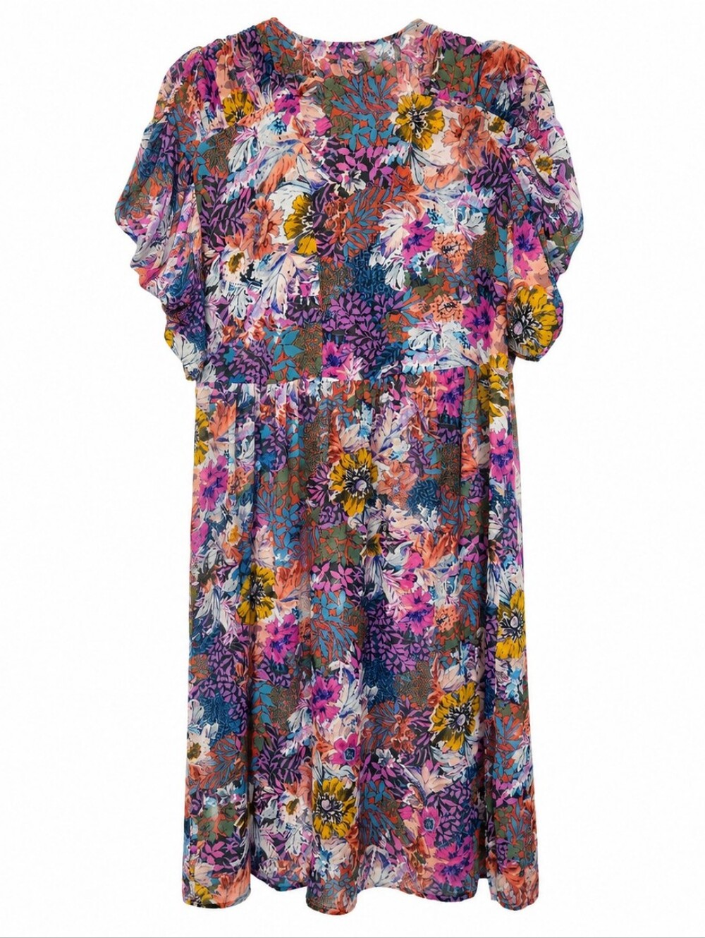 Akemi + Kin Colorful Floral Print Dress - XS - Picture 3 of 12
